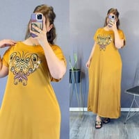 دشداشة موديل • فانيلا ليكرا • فري سايز ٥٠-٨٠ كيلو