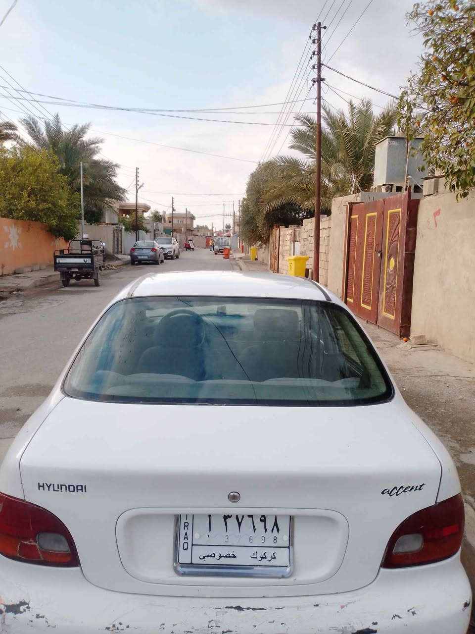 هونداي اكسنت موديل ٩٤ 
سيارة باسمي لل٢٩
بيها بطاقة بانزين
كهربائيات ما بيها جطل 
كير شرط
محرك مجفت جديد
تدفئة شغال 
تبريد شغال ( كمبريسر عطل هذا الموسم)
انطيك تراي للبصرة. 
السعر : ٣٥ كركوك, العراق


**إذا كنت صاحب هذا الإعلان وتريد حذفه لأي سبب، رجاءا أرسل رسالة إلى الدعم الفني**