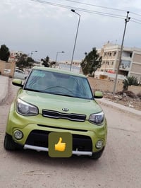 كيا صول موديل 2018 وارد أمريكي حادثها جاملغ امامي بدون دواخل سياره لغو...