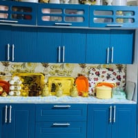 كاونتر مطبخ • خشب قوي • الزبير