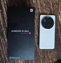 شاومي 15 الترا / للبيع بطارية 99 لون ابيض ذاكرة 512 نسخة عالمية دورات ...