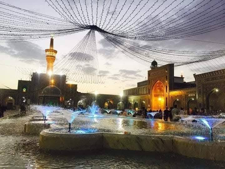 تعلن حملة الحاج حسين للسياحة والسفر 

عن تيسير رحله الى  ايران🇮🇷 

وعن طريق البر  ( قم - طهران - مشهد )
مده الرحله (12) يوم 

السعر (250) الف فقط 💰 

يشمل البرنامج ( سياحي 🏝️ و ديني 🕌)

-النقل بباصات عراقيه حديثه ومكيفه VIP 🚌 

-السكن بفنادق درجه اولى و قريبه من الحرم 🏨 

-ثلاث وجبات طعام على مدار أيام مشهد بنظام البوفيه المفتوح و وجبة فطور في قم المقدسة 🍱 🥣 

‼️ ***المزارات في (قم وطهران ومشهد ونيشابور ومدينة شاهرود )*** ‼️ 

اربع ليالي مشهد ثلاث ليالي بقيم المقدسة 👀⚡

📆 موعد الرحله( عند اكتمال العدد)

من الآن استلام الجوزات 

لمزيد من الاستفسارات يرجى الاتصال على الارقام التاليه 📞 ☎️ 

***********
***********

****ومن الله التوفيق******
