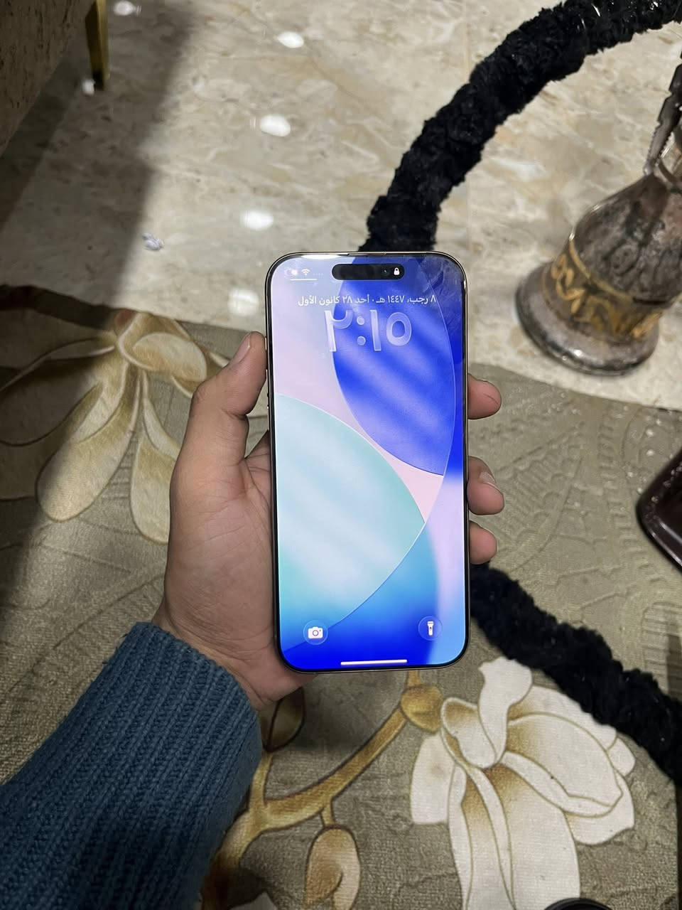 ايفون 16 برو ماكس شرق اوسط بطارية 🔋 89ذكره 265 مشحون 476مكاني بغداد مدينة الصدر السعر مليون و 300 وياه كارتون
