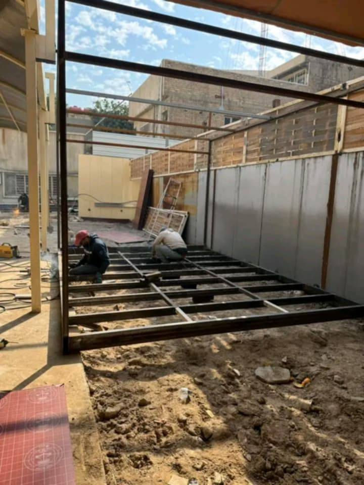 اعلان اعلن  حداده متنقل وعامه ويوجد لدينا كادر يعمل بالابواب بالشبابيك والسقايف الحديثه الكيا اسبان ساندويتش بنل اسعار مناسبه وحديد ثقيل 2 ملم
والمحجلات والكتائب كافه اعمال الحداده
موقعنا الكائن تكريت القادسيه شارع  العام

باداره بلال الحداد 
*********** 
***********
