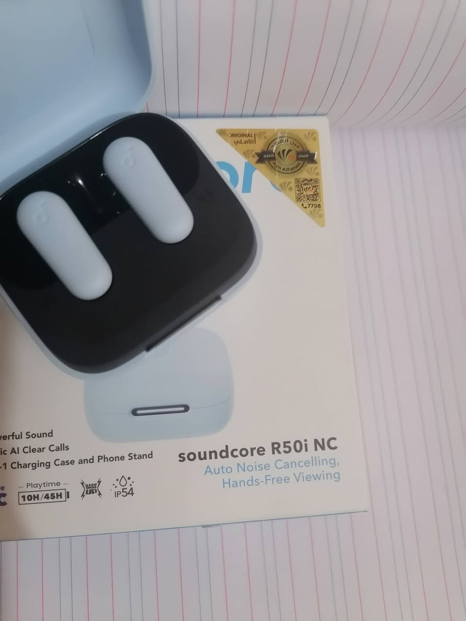 سماعه Soundcore R50i NC
نسخة الـ NC مو العاديه الي جاي تنباع بلسوك ب 25
البارحه بليل جبتها حتى ستيكراتها موجوده ضمان شركه عين الفهد سنه كامله اي مشكله توديها للشركه يبدلوها الك سماعه امس مفتوحه من الكارتون يعني توأم الجديده مشحونه مره وحده بسوك جاي تنباع ب 50 وب 45 وروح ادخل للنت وشوف الاسعار اني جاي ابيعلك جوه السوك 35 الف قفل قفل قفل بدون احراج  واعيد نسخة ال NC مو تروح تكله ار خمسين ام ال 25. تجب واذا بيها اي مشكله حتى من الشخط انطيك السماعه وفلوسها


**إذا كنت صاحب هذا الإعلان وتريد حذفه لأي سبب، رجاءا أرسل رسالة إلى الدعم الفني**