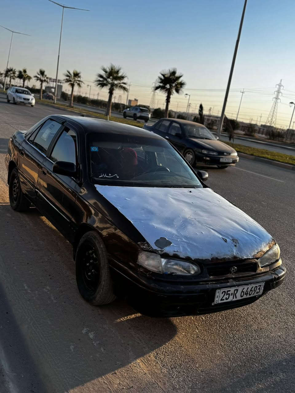 النترا موديل 93 رقم جديد گير ومحرك شرط سيارة حلوة بس يرادلها ترتيبات خفيفة  سعر 27 وبيها مجال تحويل موجود ***********
