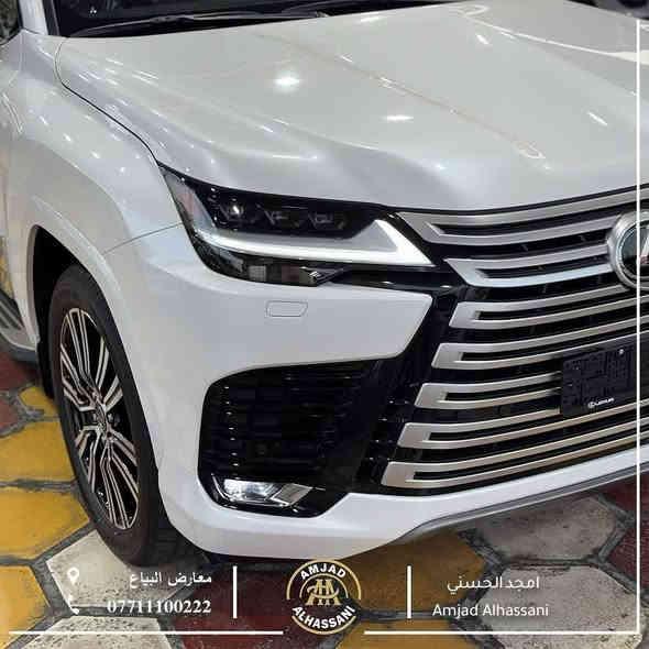 #امجد_الحسني_لتجارة_السيارات

‏LEXUS LX 600 Platinum — 2025

➖ زيرو ✔️
➖ ضمان شركة لكزس بغداد ✔️
➖ مقاعد جلد لون أحمر فاخر
➖ شاشات خلفية
➖ أبواب شفط
➖ متوفر لون أبيض + أسود
➖ متوفر مرقم بغداد أو بدون رقم حسب الطلب

للاستفسار أكثر الاتصال على الرقم

***********

بغداد - معارض البياع - الشارع الثاني

