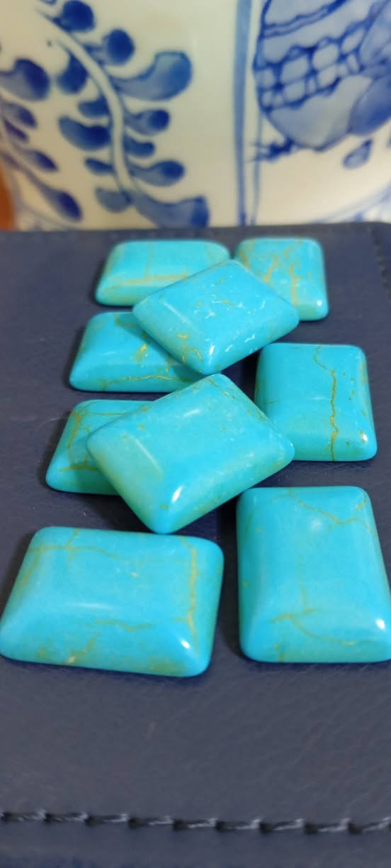 Pressed turquoise stones, 20/15mm stone size


**إذا كنت صاحب هذا الإعلان وتريد حذفه لأي سبب، رجاءا أرسل رسالة إلى الدعم الفني**