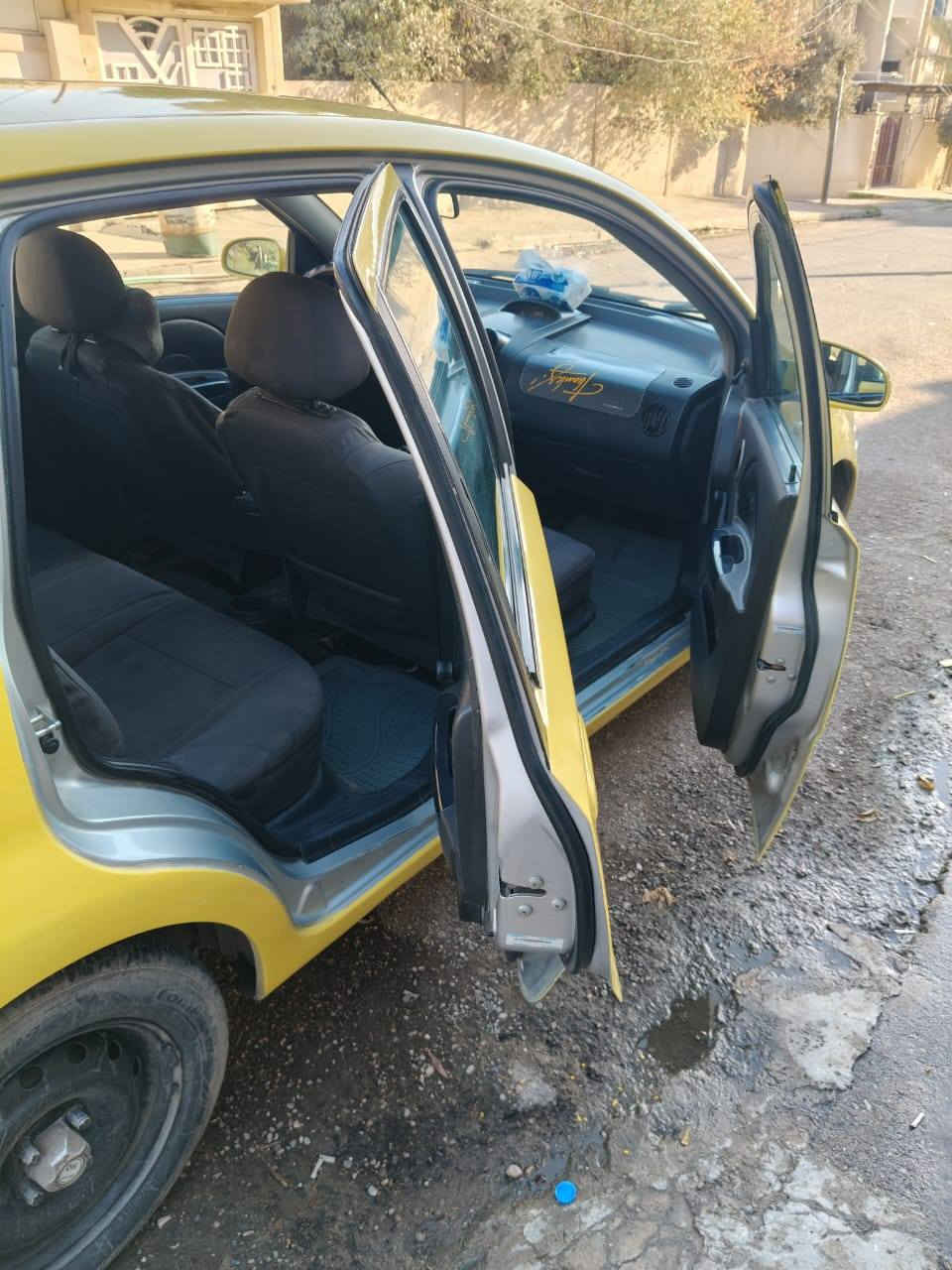 افيو موديل 2008 
رقم نينوى ✅
كابون بانزين 
هيئة صفر غرامات صفر 
كير عادي كهربايات كلها شغاله 
كير ومحرك شرط
 تبريد وتدفئه شغال سيارة نضافه فول 
السعر 45 شرط التحويل 
***********
***********
