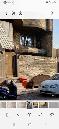 دار للبيع ٢١٠متر بناء جديد طابقين في الدولعي سعر مناسب سعر المتر مليون...