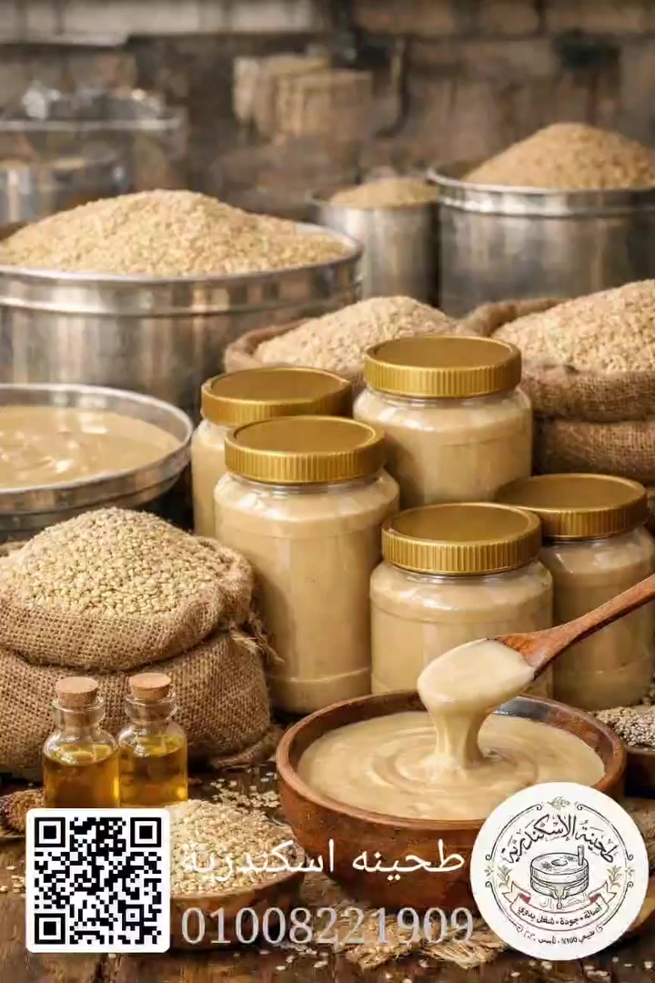 السمسم بيدخل قدام عينك دهبي ومحمص، يخرج طحينة خام، تقيلة، وريحتها تفتح النفس. لا ضفنا دقيق يكترها، ولا زيت يغير طعمها. طبيعية ١٠٠٪؜ زي ما الكتاب بيقول.

📍 مصنع اليكس باك للإنتاج السمسم والطحينة.
       الإسكندرية  العامرية 
📞 01008221909


**إذا كنت صاحب هذا الإعلان وتريد حذفه لأي سبب، رجاءا أرسل رسالة إلى الدعم الفني**