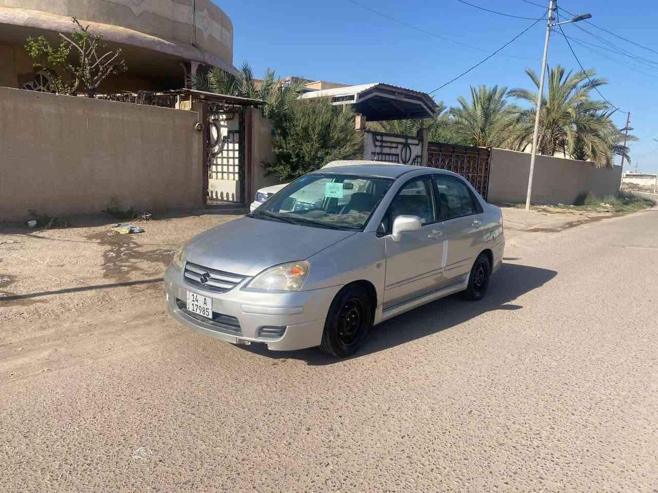 سلام عليكم سياره للبيع ساسوكي ليانه مديل ٢٠٠٥ مكفوله من ضربه بس مرشوشه جماليه محرك وكير ومنضومت تبريد جدد توا شادهن جاهزه من كلشي وبسمي السعر ٦٠
*********** البصرة, العراق
