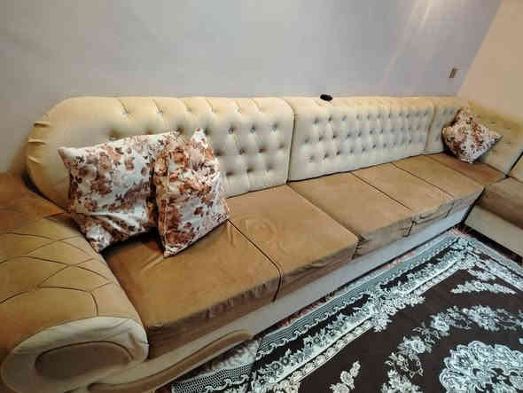 طخم ديوان تركي اسفنج والقماش مابي عيب جديد للبيع كركوك حي العسكري *********** كركوك
