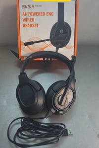 سماعة EKSA • مايك سلكي • عزل ضوضاء ذكي