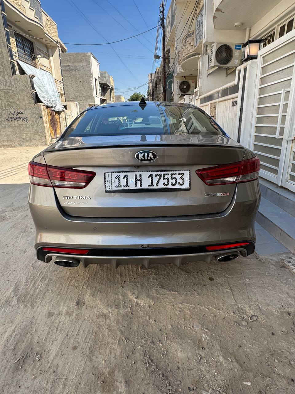 كيا اوبتيما (2016) 🤎🔥
فئة VIP فول مواصفات💯
***********
🚗 رقم بغداد الجديد
⚙️ محرك 2000 تيربو نشط
🔧 المحرك مكفول
🔩 الكير مكفول
🌞 بانوراما سقف كامل 3 طكات
🔑 بصمة أبواب وصندوق + حساس فتح عند الاقتراب
🏁 دركسيون رياضي حرف D + شفتات ستيرن
🪑 مقاعد كهرباء + تدفئة وتبريد أمامي + تدفئة خلفي
❄️ تبريد قطعتين
🎮 3 وضعيات قيادة (سبورت / إيكو / نورمال)
🅿️ هاند بريك بصمة + أوتو هولد
📱 أبل كار بلاي
🔊 نظام صوت هارمن كاردن
🔌 شاحن وايرلس
🪟 بردات تضليل خلفية بلادي + إضاءة داخلية
✨ ترحيب عند الاقتراب
🚨 رادار أمامي + تحديد مسار + مثبت سرعة
🪞 مرايا شفط
🛋️ مقاعد جلد
🔥 تدفئة ستيرن
📺 شاشة بيانو
💺 مقاعد خزن ميموري
🎛️ تحكم ستيرن جهتين + شاشة أعطال
✅ السيارة جاهزة
🔝 فول إلى الأخير
🛠️ الحادث: باب خلفي + جزء من الجاملغ (حادث الوارد) وبالعراق باب أمامي عكس السائق

📮 السـعـر  120 $

مكان تواجد السيارة: بغداد الدورة قرب كلية الفارابي
رقم صاحب السيارة: ***********
الصفحة مكلف بالنشر بغداد, العراق
