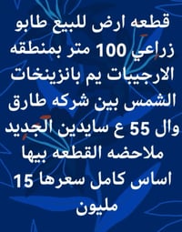 الارجبيات • ١٠٠م • للبيع