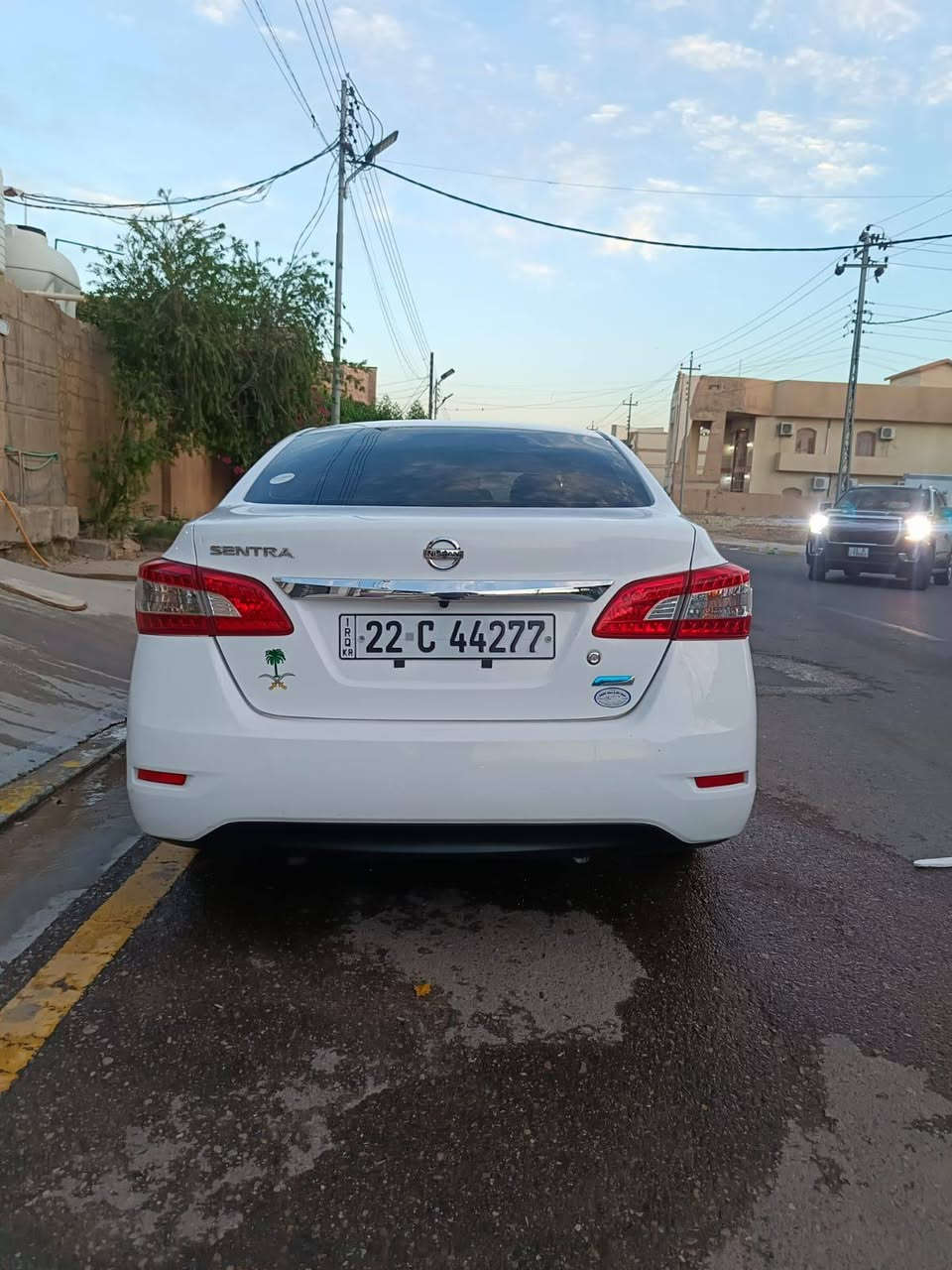 السلام عليكم نيسان سنترا 2016
خليجي 
لون ابيض 
محرك 1600
at
بيه ضربه بلجاملغ اليسر 
فقط بدون دواخل 
رقم اربيل تحويل مباشر 
تخم تاير 
كامره خلفيه 
السياره جديدة 
السعر 115وبيه مجال للطيبين 
المكان فلوجه***********
