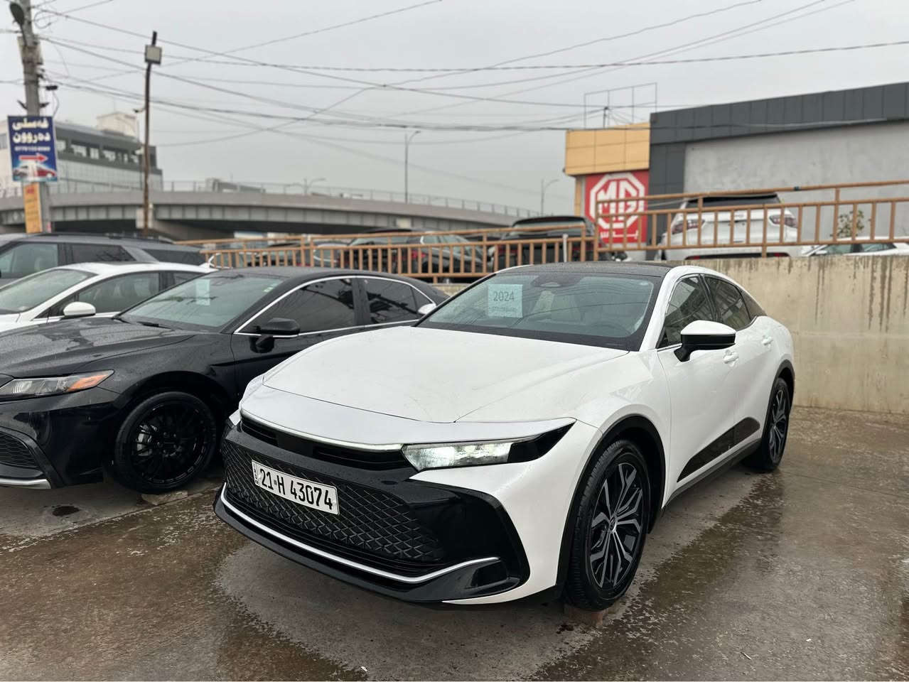 سلام عليكم

تويوتا كراون 2024

السيارة بيهة شبر صبغ اب حافة البونيد فقط بدون تبديل

مكان السيارة سليمانية 

مواصفات ليمتيد 

شاشة جبيرة 

كاميرا 

بصمة 

بانوراما 

گيج الكتروني ديجيتال 

بصمة ابواب 

تشغيل عن بعد 

لايتات ٤ عدسات 

لايتات ليد 

بگلايت ليد 

رادار ٣٦٠ درجة

حساس امامي خلفي 

كشنات هيتر 

كشنات تبريد 

استيرن هيتر 

كشنات كارباء جهتين 

تبريد قطعتين 

شحن وايرليس 

 انظمات قيادة 

هندربريك بصمة 

داخل ابيض بلاد مميز 

امراية شفط 

اوتو هولد 

ماشية ٣٥ ميل 

مكينة ٢.٥ هايبريد وبنزين 

السيارة كلش جديدة و حلوة بلواقع هم 

كير و مكينة كله مكفول بدون اي عطل 

سعرة ٢٩٨$ بي مجال 

رقمي *********** السليمانية, العراق
