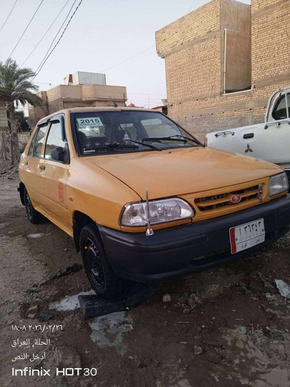 للبيع لو مراوس سايبه موديل 15 كير محرك حداديه  تخم تاير سياره جاهزة دواخل جديده السياره بيه فقط هلالات الخلفية معمره ومرشوشه عام اثر جراد عليه هيه تنزل من سعره ‏‪32 وبيه مجال مكاني بابل)‪***********‬‏(
