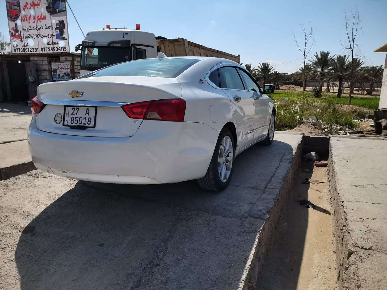 السلام عليكم امبالا 2016 
حادث بابين وجاملغ وبيها صبغ ابيع احزام سياره جاهزه تخم تاير حداديه 
تخم ابك اصلي 
تخم مجول
تخم نوزل 
فيت بم Gm
المكان كربلاء 
طريق نجف كربلاء 
السعر 110 وبيها مجال
***********
***********
