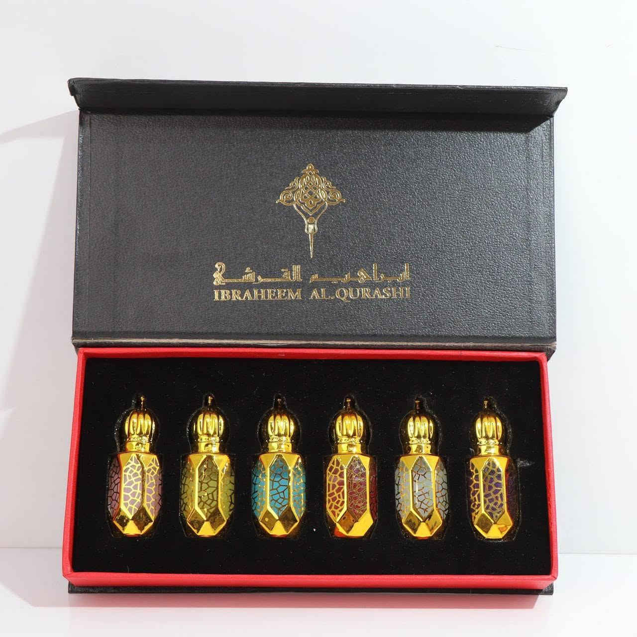 مجموعة عطور إبراهيم القرشي – 6 زيوت عطرية فاخرة الاصليه 😍
مجموعة مميّزة من ستة زيوت عطرية فاخرة من إبراهيم القرشي، كل قارورة بتصميم ملكي مطلي بالذهب ولمسات لونية راقية. روائح مركّزة وثابتة، مناسبة للاستخدام اليومي والمناسبات وتدوم لساعات طويلة.🤭🤍

😋✨العطور والزيوت والبخور ومنتجات الجسم المعطرة. 

😍بعض العطور تشمل نوتات مثل المسك الأبيض، الهيل، الفانيليا، والبرغموت. 

يوجد توصيل 4 الالف جميع المحافظات


**إذا كنت صاحب هذا الإعلان وتريد حذفه لأي سبب، رجاءا أرسل رسالة إلى الدعم الفني**