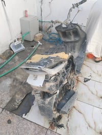 المشراق الجديد الدراجه فراشه  للبيع تنباع كوم حديد رايتها 150 هي شغاله...