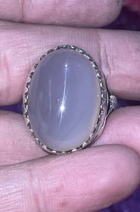 خاتم عقيق سمائي • مقاس ٤٥ • شارع حيفا