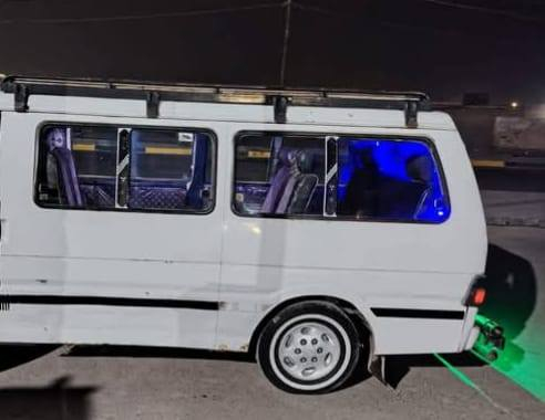 سلام عليكم كيه لبيع الموديل 1995 السنويه 2026 الشهر 6محرك كير وكسن مكفول كفاله عامه 🧿 السياره باص فان سياره تخم تاير المكان ابو غريب  رقم الهاتف ***********/***********
