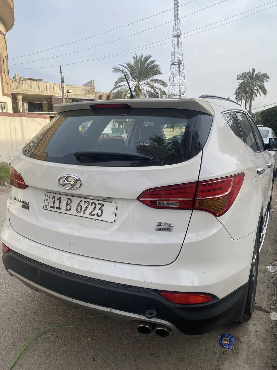 سنتافي ٢٠١٤ خليجي
٦ سلندر  ٣.٣ 

فول مواصفات 
 
بانوراما 
تحكمات ستيرن 
هاند بريك بصمة 
اوتو هولد 
كراسي جلد 
كشن كهرباء 
بصمة 
٧ راكب 
٣ قطع تبريد

السيارة ماشية ١٣٧ الف كيلو متر 

السيارة بدون صبغ بدون ضربة 

ملاحظات : 
السيارة بيها ملاحظة  بالجاملغ الامامي الايمن والباب الخلفية اليمنة 

سعر السيارة ١٦٥ وبيها مجال 

***********

عنوانها بغداد المنصور
