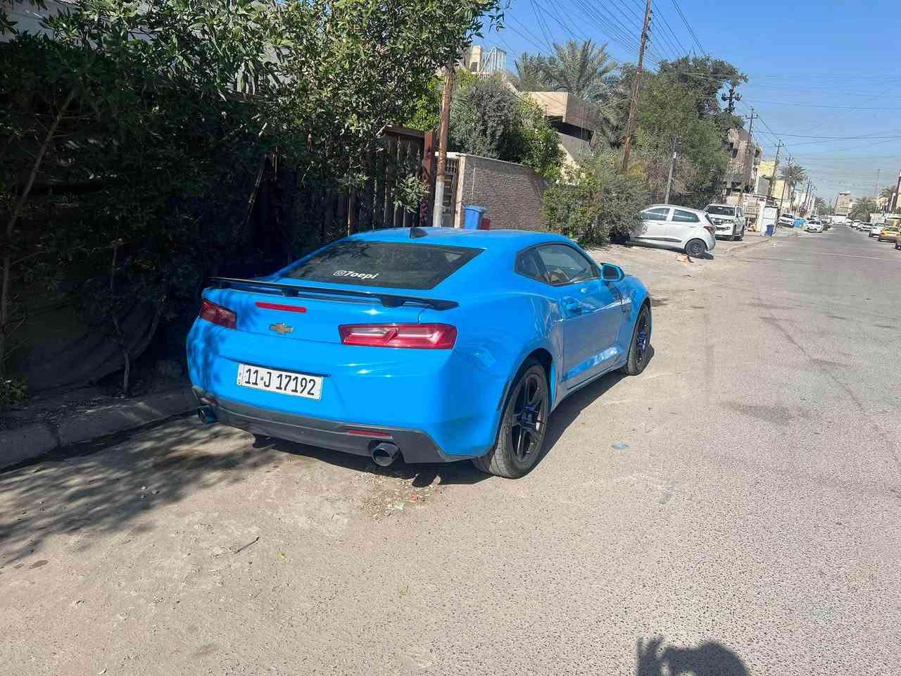 من رخصه الادمن *
ال جميله - الوحيده بالعراق من زاخو للفاو ب لونها بهذه الموديل
كمارو 2016 

-
فول اعتماديه V6
-
- تَغير لون
-
مكينه جديده
-
حداديه جديده
-
بَرمجه 
-
مصفره غرامات
-
ب اسمي تحويل ثاني يوم رقم بغداد
-

ضفايرها بدون لاجطل ولا شي
-
شوته رياضيه
-
لايتات زنون 
-
كار بلي & اندرويد اوتو 
-
3 mode drive
-
واتساب ***********
اهم شي
السعر 105 و بيها مجال للطيبين
