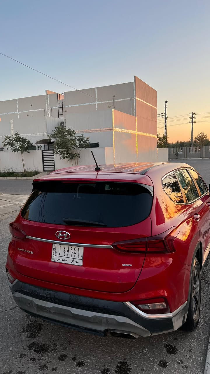 سنتافي ذي قار موديل 2020
محرك 2400 , مشروع وطني بإسمي ، ٥ راكب 
فور ويل AWD ، مانع انزلاق 
نظام القيادة في المنحدرات DBC ، سايد بريك كهربائي 
توقف ذاتي Auto stop ، نظام Auto hold للقيادة في الازدحام رادار امامي مع تنبيه وتوقف ذاتي عند الاقتراب
تحكم متكامل في الاستيرن، كاميرا دوراة ، شاشة حجم كبير 
السيارة وارد امريكي الحادث جامع امامي ايمن وايسر وبنيد
السيارة ماشية 99 الف ميل
السيارة بصورة عامة بحالة جيدة جدا .. استخدام موظف 
السعر17,000 ( 170 ورقة ) 

واتساب ***********
