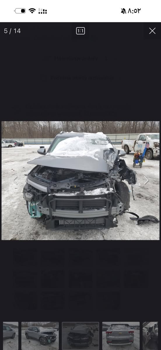 السلام عليكم اخواني
ترل بلايزر موديل 24 مكانها بالحله
مدفوع كمرك كامل ماشية 5 الاف
على وضعها بدون تصليح 
السعر 93 وبيها مجال
***********
