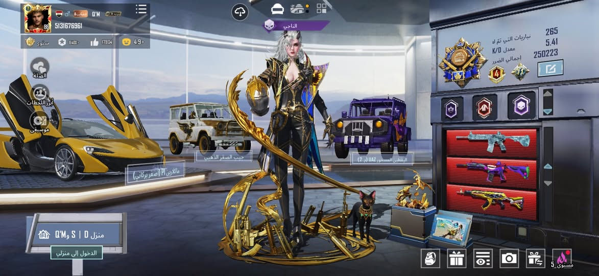 سلام عليكم جميعآ ( من رخصة الأدمن )
اخوان حساب ببجي عالمي للبيع (حسابي الشخصي ) 

هاذا الايدي 5131676961 

و هاذا الأسم Q'M

( مواصفات الحساب )

بدلات أكس (4) الفرعون و لدرايفون و لاريديسينس و لانوبيس  
و اثنين منهن امطورات و موجود بلمخزون 6 قطع فضية و 104 ذهبية يعني تكدر اطور البدله الي ابخاطرك و للمعلومة القطعة الفضية الوحده ب 999 شده بعني بس بلمخزون راح يصير عندك 6000 شده 😂 

بدلات ذهبية (3) كلش حلوات و امرتبات 

المجموعة (71) يعني حساب طاك من الأخير 😂 

المثك (177) يعني راح تسبح بلمثكات 

السيارات (1) ام الــ3 كروت 

الاسلحة تطوير (46) كلشي مابي نقص لا ادور على زله 😂😂 

اي كي 
امفورات الجوكر و الثلجي ماكس 
و اومات 2 و اهواي اسلحة حرفيآ مابي نقص 

الكونكرات (4) 

أطارات خير و بركة 

هاشتاكات كلش كلش اهواي 

و بي اهواي صور مال من ادز دعوه و مال ملف وكلشي بي والله اعرفك شتريد 😂 

النوادر (6) تيشرتات نادره

و هاشتاكات (2) نادرات 

و سياره ام النسر نادره 

و بي فيس البنت 

و لوبي قديم نادر مثك 

( حساب كامل امكمل تاخذه مابي اينقص ) 

أزيدك من الشعر بيت تاخذ حساب ضمان استرداد مدا الحياة 

ربوطات نضيفة و تجي تاخذه من بابي كلشي يصير بأسمك 

السعر صدمة ( 475)

مكاني موصل اتعامل وجه لوجه فقط 

و أي أستفسار او سؤال راسلني واتساب 

*********** 
بيك خير ودلل 🌹
