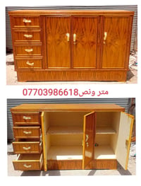 معرض مهند اللاثاث منزلي نقدم  بوفية مترونص ام جرارات تزكام ونفس موصفات...