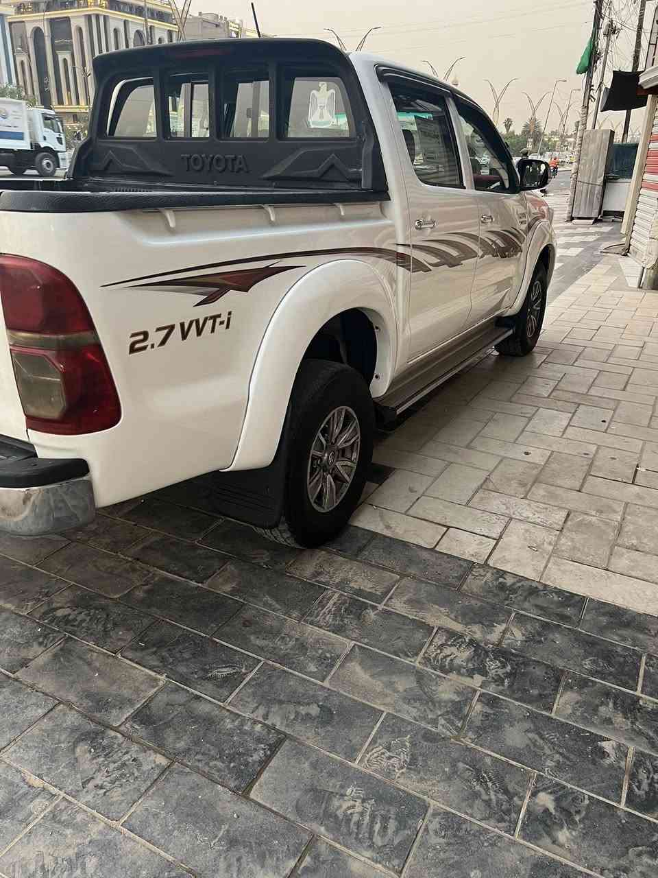 هايلوكس موديل 2014 فور ويل 4X4 مكفولة من الصبغ رقم بغداد الانكليزي الجديد صدر كير دواخل مكفول الموقع بغداد الغدير السعر السونار مرفق 210 استفسار ***********
