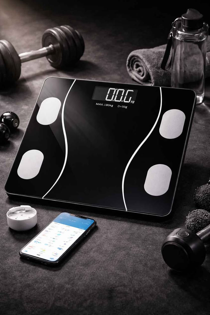 ️ ميزان ذكي أنيق يقيس الوزن والدهون والسوائل بكل دقة!
السعر 15 الف والتوصيل مجاني لباب البيت
يتصل بالتطبيق لتتبع جسمك مع مرور الوقت 📲

يدعم أكثر من مستخدم، شاشة رقمية مضيئة وزجاج آمن 🌟

أوزان من 0.2 لـ180 كغ، وحدة قياس قابلة للتغيير ⚡
تابع صحتك بسهولة ومرح! 💪🎉 بغداد, العراق


**إذا كنت صاحب هذا الإعلان وتريد حذفه لأي سبب، رجاءا أرسل رسالة إلى الدعم الفني**
