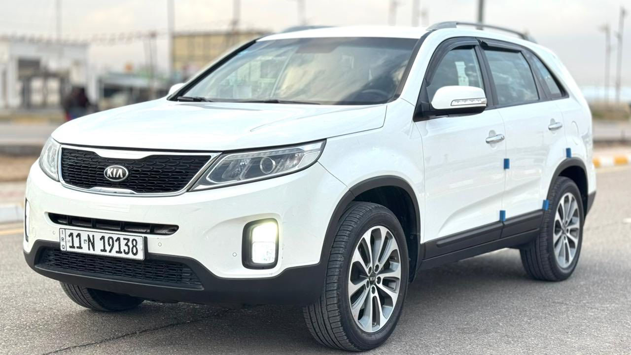 كيا …. سورنتو
موديل …. 2015
رقم بغداد تحويل مباشر بأسمي 
خليجي 
فول مواصفات 
_بصمه
_بردات أبواب خلفيه 
_اشاره بالمرايه
_لد خلفي وامامي 
_حساس خلفي وامامي
_3 قطع تبريد
_7 راكب 
_مكينه 2400 
مكفوله من صبغ وتبديل وبارد 
جديدة جدا 
مكان السيارة واسط الصويره 
للاستفسار اكثر عن الاسعار
***********
***********
