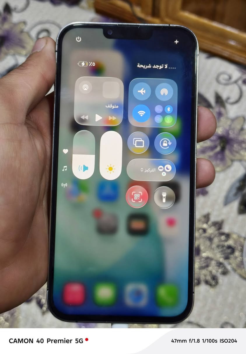 ايفون 13 برو ماكس
128 باتري 100 مبدل اصلي
مبدل شاشه فيس ايدي شغال
فلاش ضو مايشتغل فلاته 
السعر 380 الف 
***********
