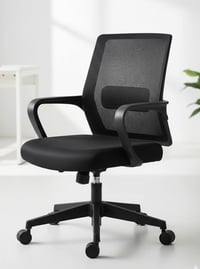 كرسي مكتبي • إرجونوميك طبي • جديد بكرتونه