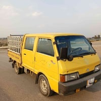 للبيع..... كيا بنگو دبل لون اصفر بلادي موديل 94مسجله بلسنويه95 رقم بغد...