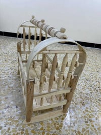 مهد خشبي • تخت أطفال • ما مستعمل