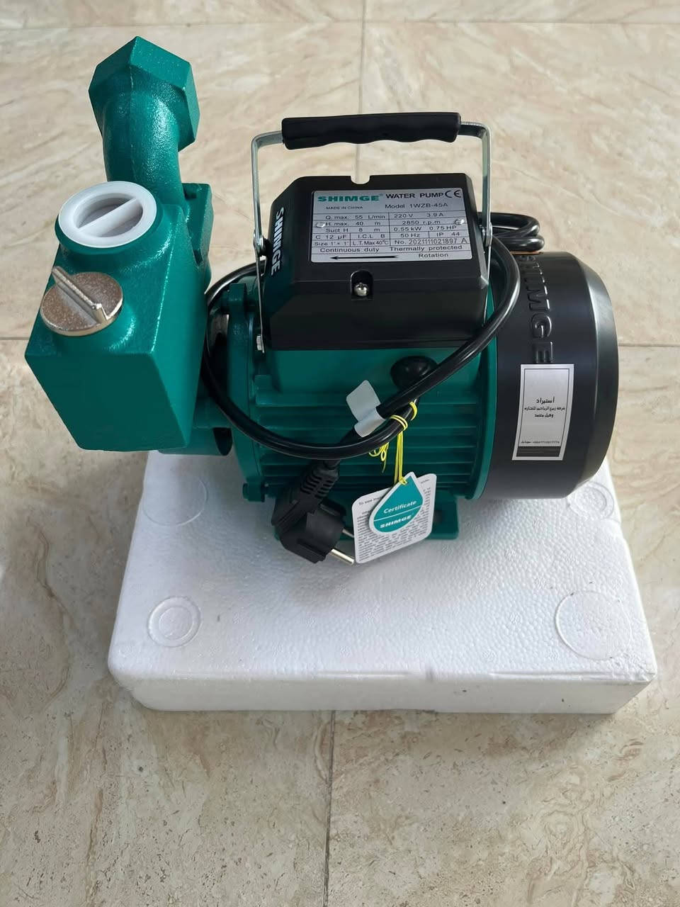 ماطور شمجي اصلي ملف نحاس ١٠٠٪ جديد بالكرتون 

***********
