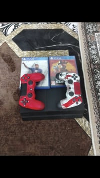 بلي 4 كامل ملحقات ذاكرة 500 وياة قرصين هدية ضمان شهر السعر 180 رقمي ال...