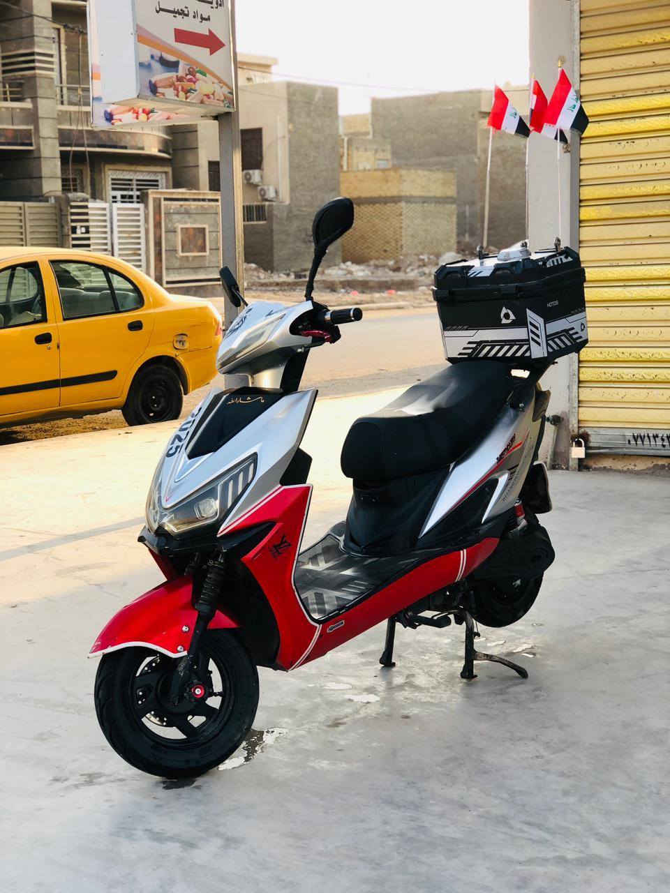 سلام عليكم دراجه سكنس شحن6باتري72فولت بطاريات جدد وتضاف دراجه كامله مكمله عله اخر حبه شغل وطلع سعر575بيها مجال للشراي مكاني حي الجهاد بغداد ***********
