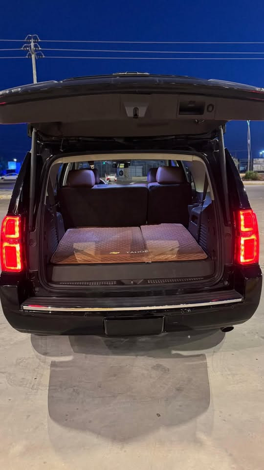 للبيع ‏ CHEVROLET  PREMIER
تاهو (2019) بريمير خليجي وكاله المنصور 

 ماشيه(77) الف / مكفوله كفاله عامة

المواصفات                       

فول مواصفات ١/١

٨سلندر

سلايد(فتحة قمارة)

كراسي جلد اصلي

كراسي اثنين كهرباء

كراسي هزار(عند اقتراب السيارة من اي شي)

كراسي خزن(ميموري)

كراسي(تدفئة+تبريد)

كراسي خلفية كهرباء

كراسي خلفية تدفئة

تبريد خلفي شاشة

شحن الهاتف لاسلكياً

رادار

كروس سرعة

داتا شو DATA SHOW

٣ بصمات

فول تحكم استيرن(جهتين امامي+جهتين خلفي)

استيرن كهرباء

استيرن تدفئة

شاشة عرض الاعطال

صندوك كهرباء(شفط)

نظام السير على الخط

دبل كير(عادي+اوتوماتيك)

دبل حساس(امامي+خلفي)

نظام تحكم بمستوى الضوء الداخلي

مانع تزحلق

پدل كهرباء(تحكم كهربائي بالبريك والبانزين)

فور ويل

شاشة امامية كبيرة اصلية

شاشة خلفية DVD اصلي 

كامرة خلفية 

تشغيل عن بعد

قاصة سرية

دوسات كتابة CHEVROLET

اشارة بالمري

مري كهرباء(شفط)

لايت عدسة زنون

لد امامي

سستم_صوت

داتاشو كبيره 

كيجات ديجتال 

موصفات لبريمير بعد معروفه هيه اعلى فئة

مكان السيارة  / واسط الكوت مركز مدينه  / 

رقمي ***********

سعره (39000 الف) وبيه مجال
