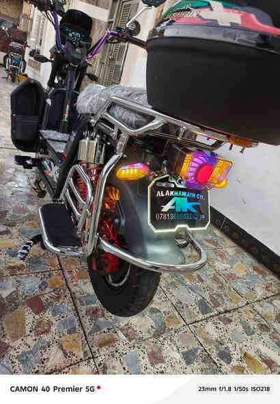 سلام عليكم دراجه جبلي الاخوين موديل 2025 مستخدمه شي قليل 6بطاريات32 امبير فول عل فحص ماناقصه اي شي السعر 725 وبيه مجال // *********** // بي واتساب
