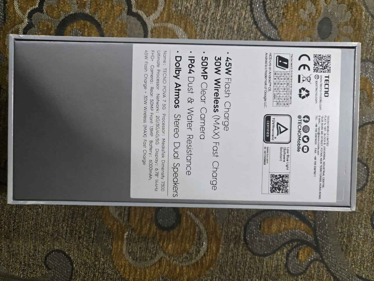 جهاز تكنو بوفا7  G5 جهاز مضموم حاله حال الجديد أي شي مستخدم بي جهاز جديد مع طفرات اثنين جدد اصليه تدعم الماك سيف
مراوس بجهاز ايفون عنوان بغداد نفق الشرطه ماعندي توصيل


**إذا كنت صاحب هذا الإعلان وتريد حذفه لأي سبب، رجاءا أرسل رسالة إلى الدعم الفني**
