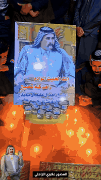 عزاء الشيخ زاهد • قبيلة الزياد • تصوير علاوي الزاملي