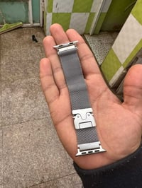 سير ساعه ابل الترا قياس 49   مطلي التيتانيوم الخالص اصلي مع قفال سير  ...