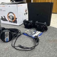 بلاي٤ سليم ١تيرا • ٢ جوستك سماعة • دركسون وستاند